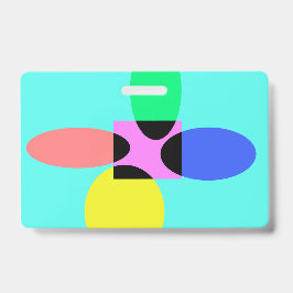 Futuristische Blume Ausweis