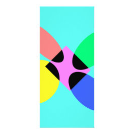 Futuristische Blume Werbekarte