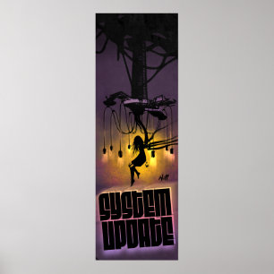 Futuristische Cyberpunk Sci Fi Fantasy VR Artwork Poster