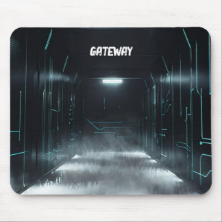 Futuristische Cybertunnel-Mousepad Mousepad