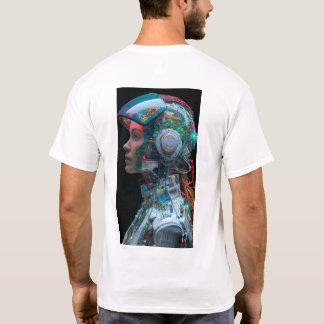 Futuristische Cyborg-Body-Technologie Graphic T- T-Shirt