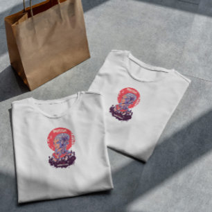 Futuristische Frau Cyber Urban T-Shirt