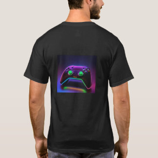 Futuristische Gamepad Tech T-Shirt