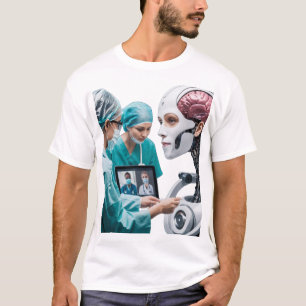 "Futuristische Gesundheitsversorgung: Zusammenführ T-Shirt