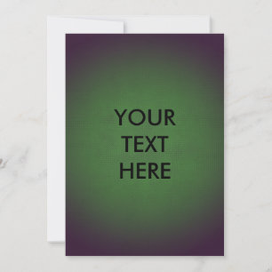 Futuristische Grunge Vignette Green Blank Card Feiertagskarte