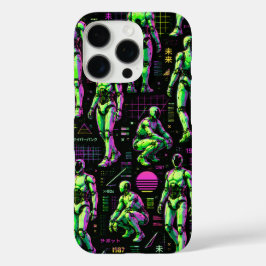 Futuristische humanoide Roboterkunst | KI Android  iPhone 16 Pro Hülle