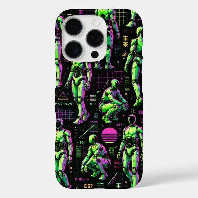 Futuristische humanoide Roboterkunst | KI Android  Case-Mate iPhone Hülle (Rückseite)