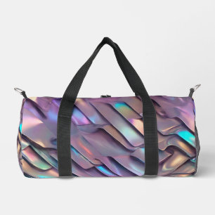 Futuristische Iridescent/abstrakte holografische Duffle Bag