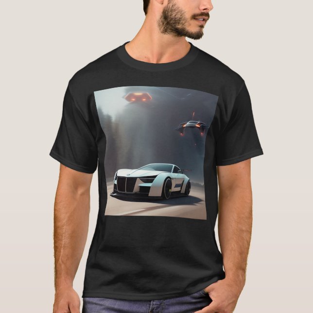 Futuristische Kraftfahrzeuge 5 T-Shirt (Vorderseite)