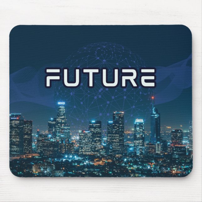 Futuristische Maus-Pad: Sleek, Modernes Design Mousepad (Vorne)