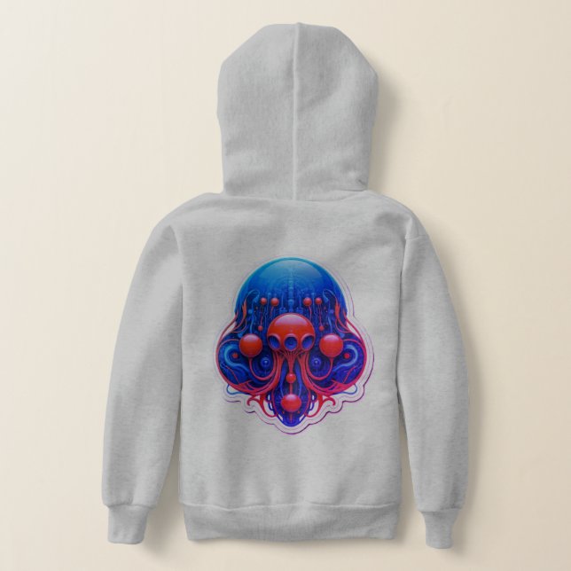 Futuristische Meduza Hoodie (AblageHinten)