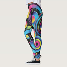 Futuristische Neon Abstrakt Women's Leggings