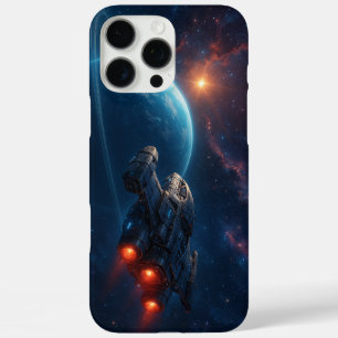 Futuristische Raumfahrt iPhone 16 Pro Max Hülle