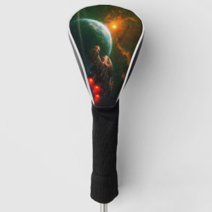Futuristische Raumfahrt Golf Headcover