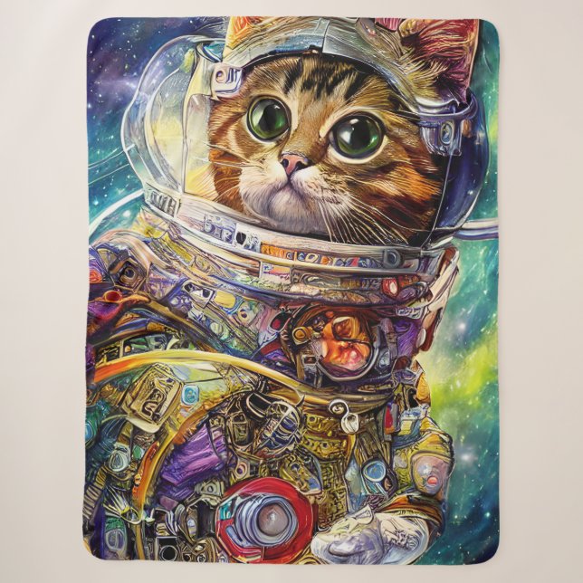 Futuristische Raumkatze Sherpadecke (Vorderseite)
