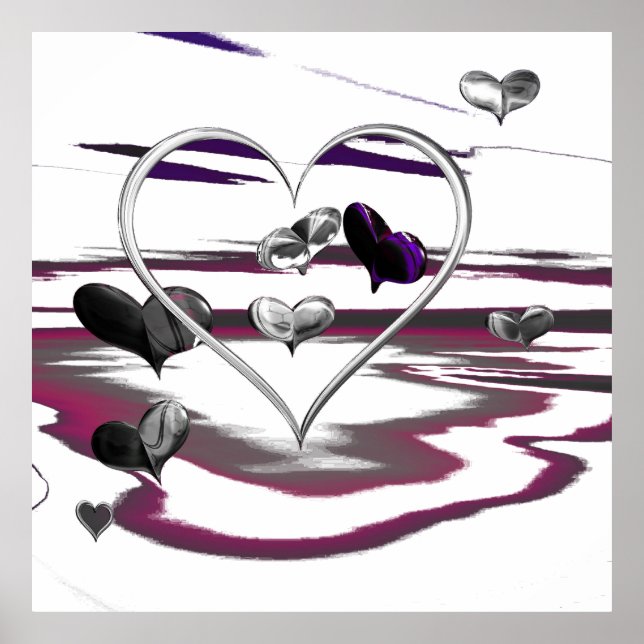 Futuristische Romantik Poster (Vorne)