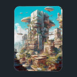Futuristische Science Fiction Kunst Magnet<br><div class="desc">Futuristische Science Fiction Kunst</div>