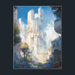 Futuristische Science Fiction Kunst Postkarte<br><div class="desc">Fantasy,  Sci-fi & Horror Art von The Lunarium.</div>