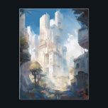 Futuristische Science Fiction Kunst Postkarte<br><div class="desc">Fantasy Art Produkte von The Lunarium.</div>