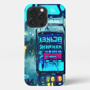 Futuristische Spooky Cyberpunk Steampunk Dreh-Phon iPhone 13 Pro Hülle