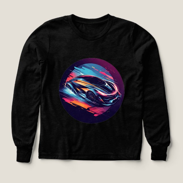 Futuristische Sportwagen (Design Vorderseite)
