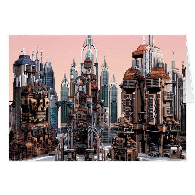 Futuristische Stadt (Vorderseite (Horizontal))