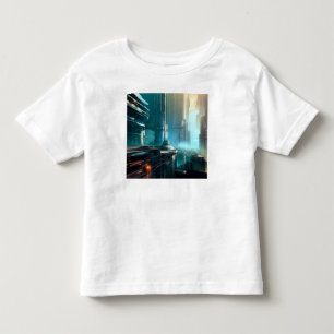 Futuristische Stadt 3 Kleinkind T-shirt