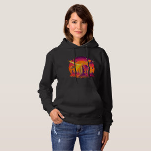 Futuristische Stadt Hoodie