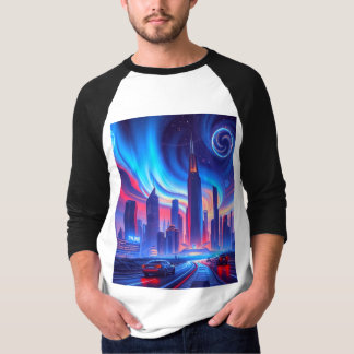 Futuristische Stadt Männer T - Shirt