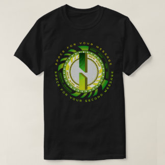 Futuristische Tech-Letter-I-Typografie mit benutze T-Shirt