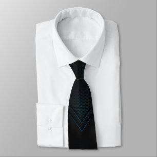 Futuristische Thin Blue Line Neck Tie Krawatte