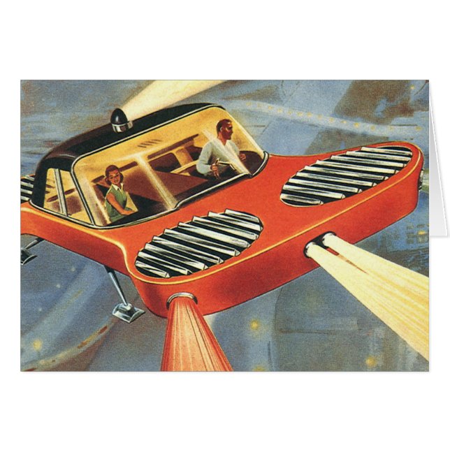 Futuristische Vintage Science Fiction (Vorderseite (Horizontal))