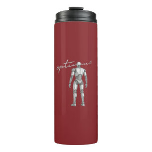 Futuristische Weltraumrakete Mars-Mission Weltra Thermosbecher