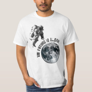 Futuristischer Astronaut   Die Zukunft ist unsiche T-Shirt
