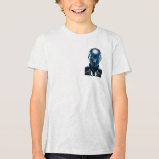 "Futuristischer Cyber AI Robot Graphic T - Shirt -