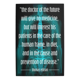 Futuristischer Doktor des zukünftigen Edison-Zitat