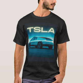 Futuristischer elektrischer Pick-up-Truck T-Shirt