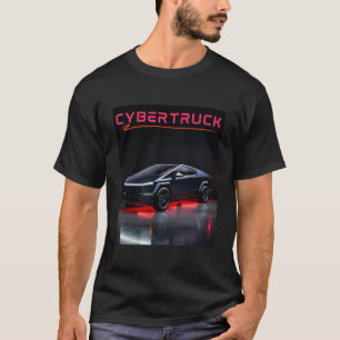 Futuristischer Elektro-LKW Cybertruck inspiriert T-Shirt