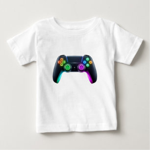 Futuristischer Neon Gaming Controller Logo-T - Shi Baby T-shirt