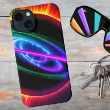 Futuristischer Neonnebel