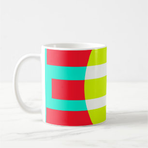 Futuristischer Sonnenuntergang Kaffeetasse