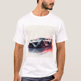 Futuristischer Sportwagen – schlankes, von KI gene T-Shirt