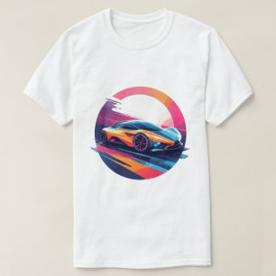 Futuristischer Sportwagen T-Shirt