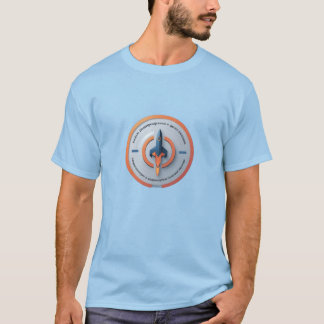 Futuristischer T - Shirt für die Einführung von Ro