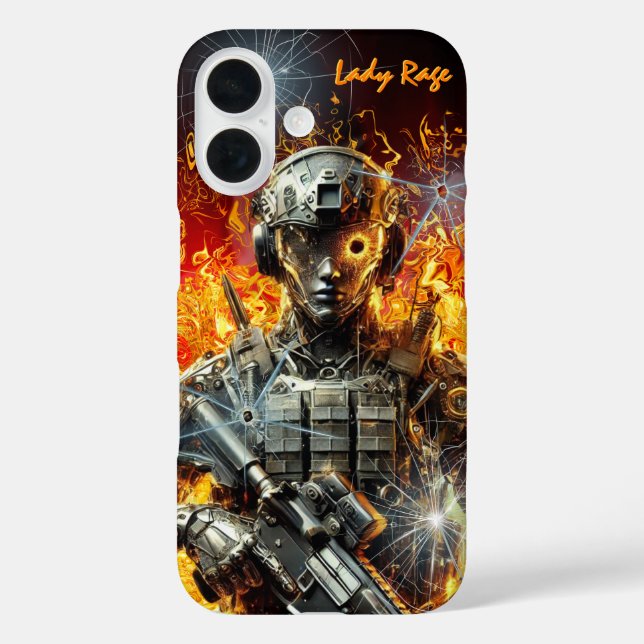 Futuristischer taktischer Soldat Case-Mate iPhone Hülle (Rückseite)