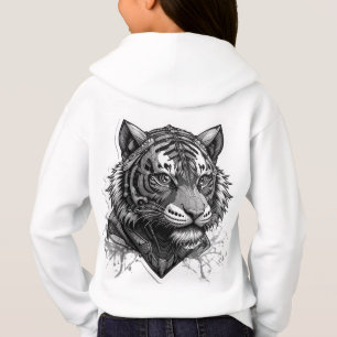 Futuristischer Tiger Hoodie