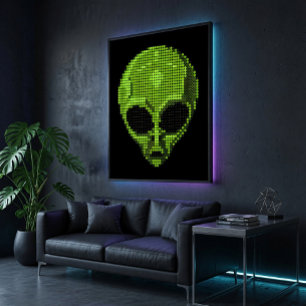 Futuristischer und kosmischer Dekor Leinwanddruck