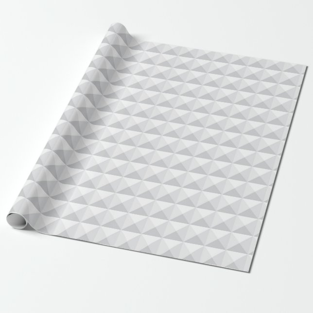 Futuristisches 3D-Effektpyramide Wrapping Paper Geschenkpapier (Ungerollt)