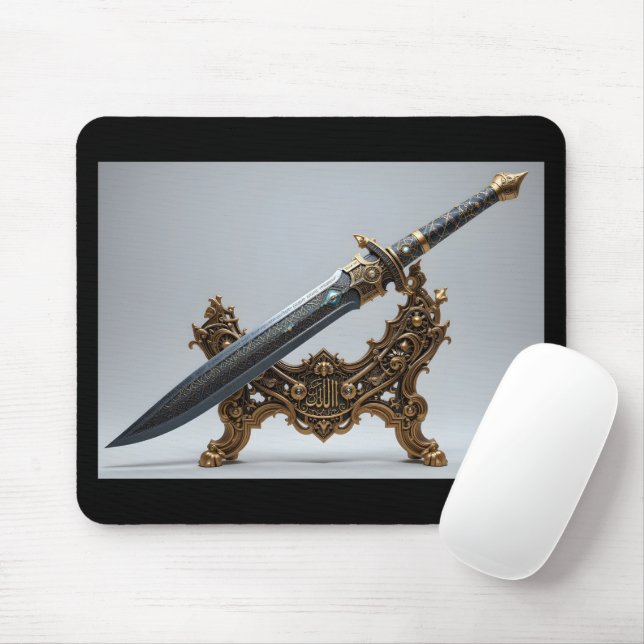 Futuristisches arabisches Schwert Mousepad (Mit Mouse)