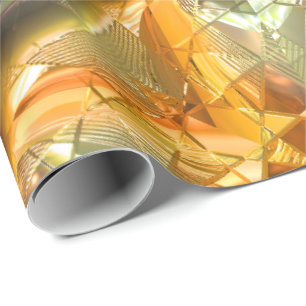 Futuristisches Chrystal X8-1 Wrapping Paper Geschenkpapier